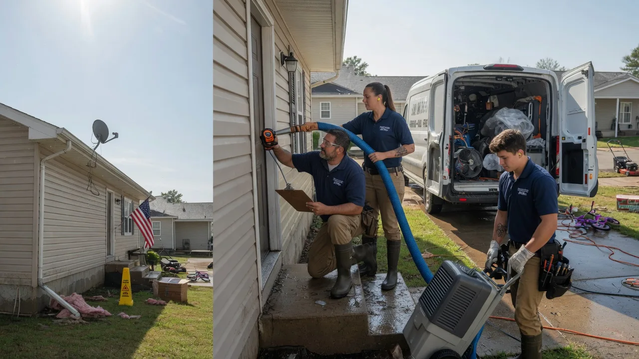 Ceiling Water Damage Restoration in Green City, MO near me